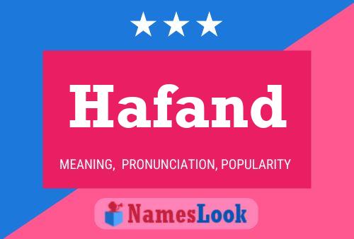 Hafand Name Poster