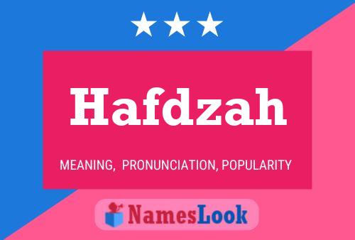 Hafdzah Name Poster