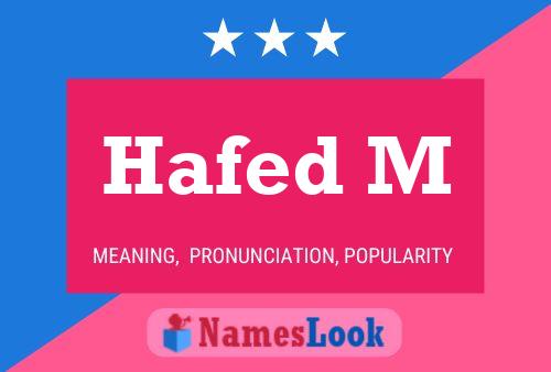 Hafed M Name Poster