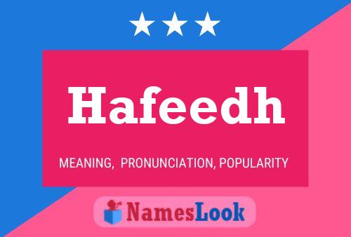 Hafeedh Name Poster