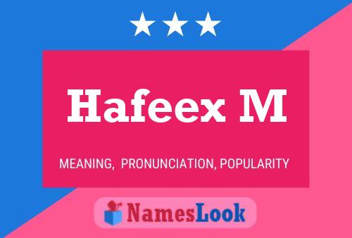 Hafeex M Name Poster