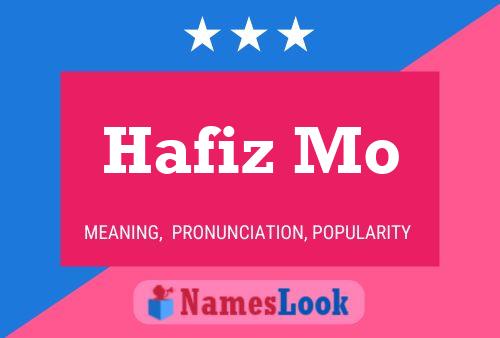 Hafiz Mo Name Poster