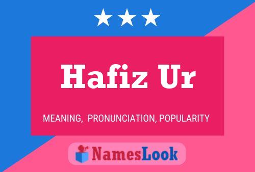 Hafiz Ur Name Poster