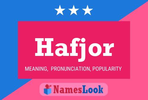 Hafjor Name Poster