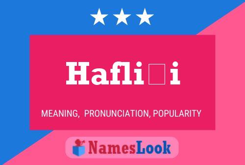 Hafliði Name Poster