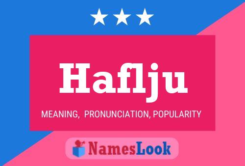 Haflju Name Poster