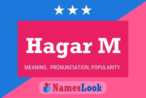 Hagar M Name Poster