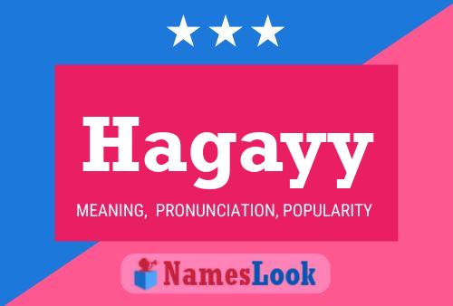 Hagayy Name Poster