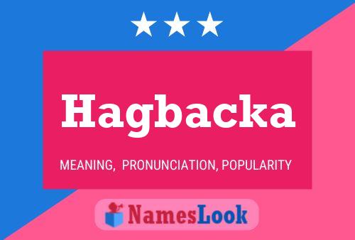 Hagbacka Name Poster