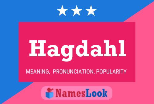 Hagdahl Name Poster