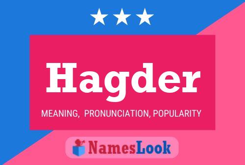 Hagder Name Poster