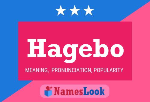 Hagebo Name Poster