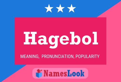 Hagebol Name Poster