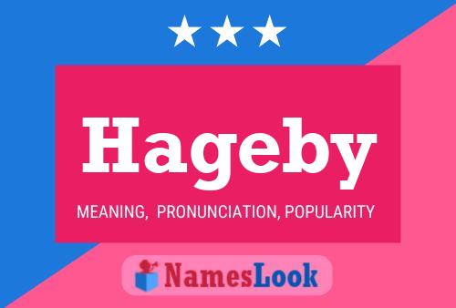 Hageby Name Poster