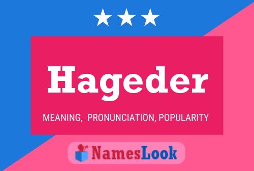 Hageder Name Poster