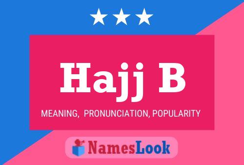 Hajj B Name Poster