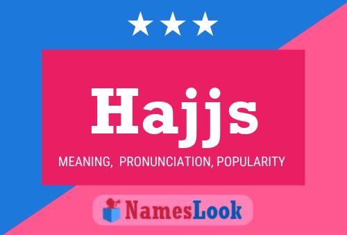 Hajjs Name Poster