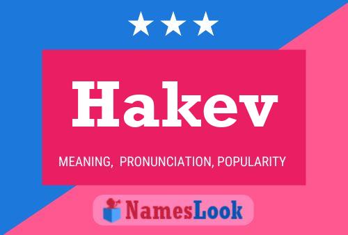 Hakev Name Poster