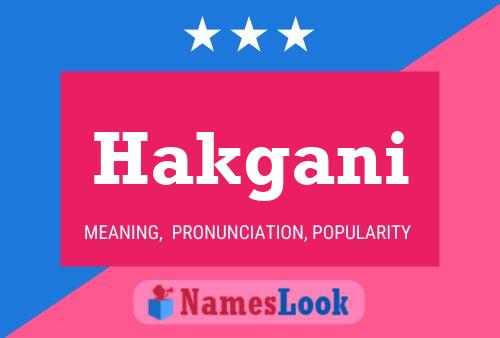 Hakgani Name Poster