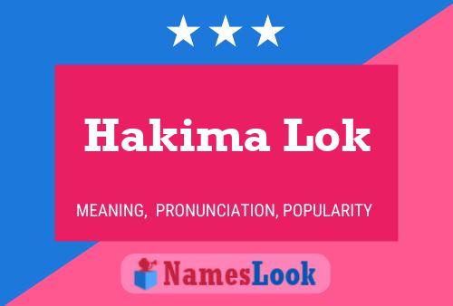 Hakima Lok Name Poster