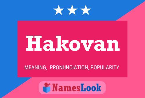 Hakovan Name Poster