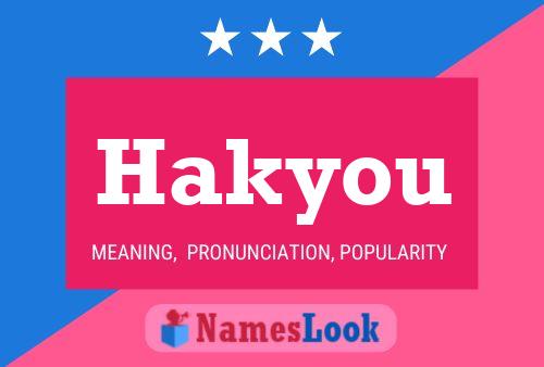 Hakyou Name Poster