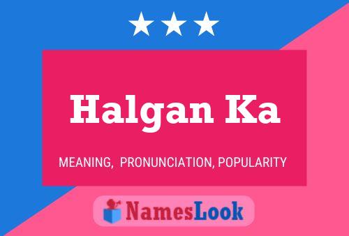 Halgan Ka Name Poster