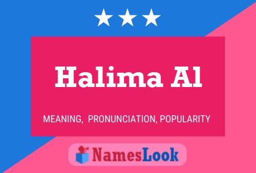 Halima Al Name Poster