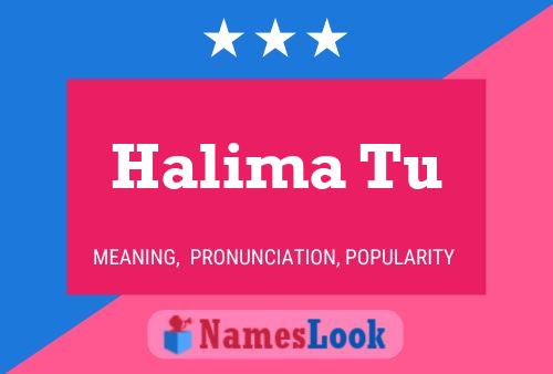 Halima Tu Name Poster