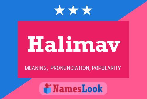 Halimav Name Poster