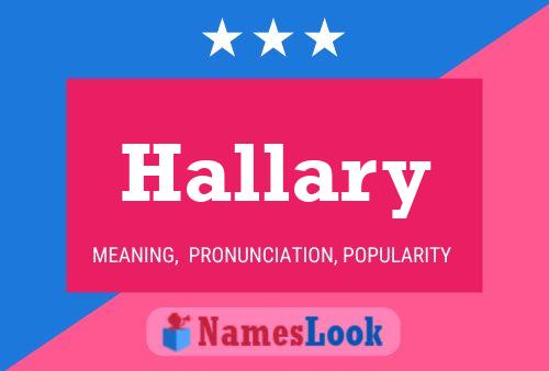 Hallary Name Poster