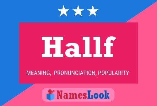 Hallf Name Poster