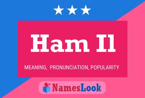 Ham Il Name Poster