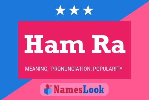 Ham Ra Name Poster