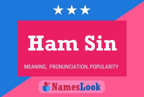 Ham Sin Name Poster