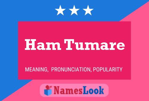 Ham Tumare Name Poster