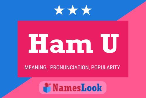 Ham U Name Poster