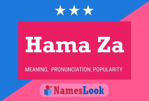 Hama Za Name Poster