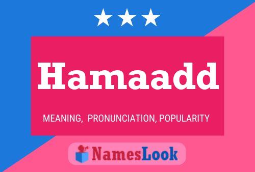 Hamaadd Name Poster