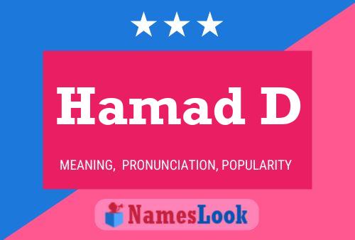 Hamad D Name Poster