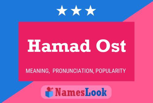 Hamad Ost Name Poster