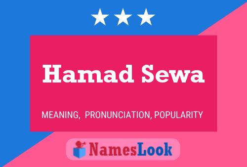 Hamad Sewa Name Poster