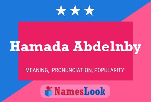 Hamada Abdelnby Name Poster