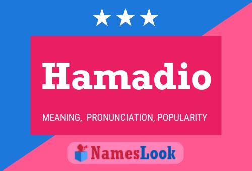 Hamadio Name Poster