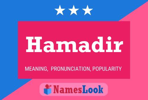 Hamadir Name Poster