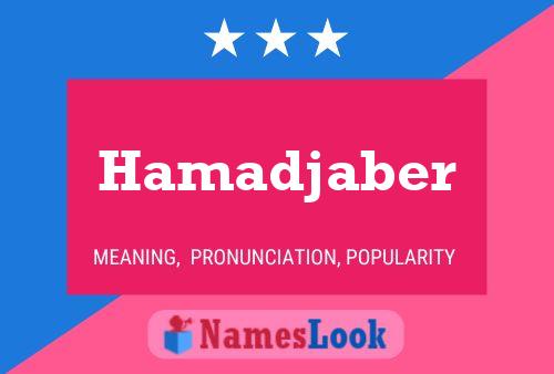 Hamadjaber Name Poster