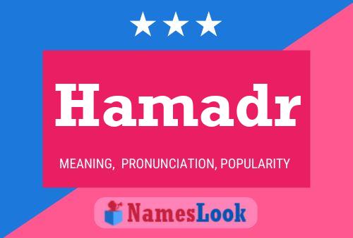 Hamadr Name Poster