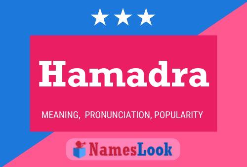 Hamadra Name Poster