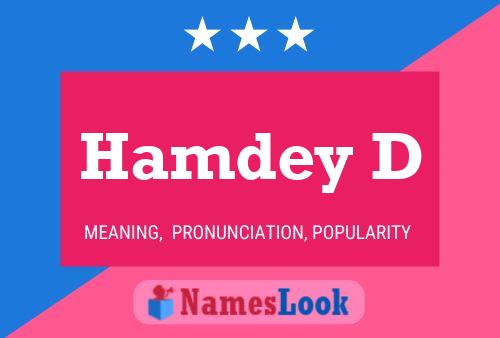 Hamdey D Name Poster