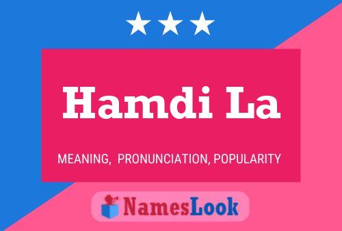 Hamdi La Name Poster